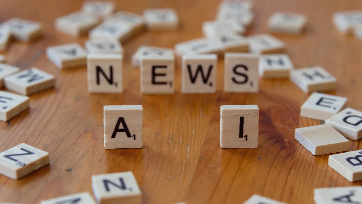 How to use AI for keyword clustering on a small business site How to use AI for keyword clustering on a small business site — AI News Concept with Scrabble Letters